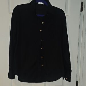 Black Button Up Shirt/Shacket.